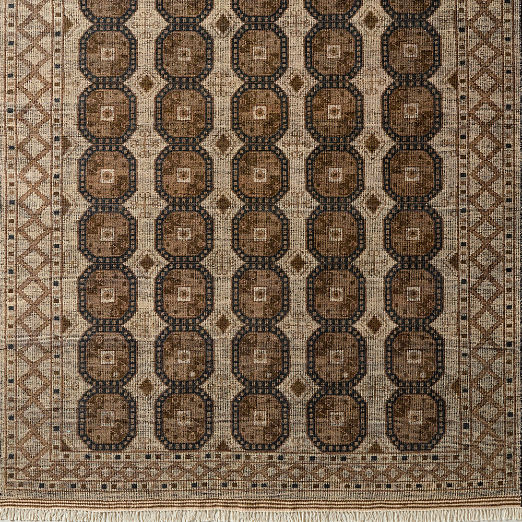 Pascala Hand-Knotted Taupe Wool Rug Swatch 12'x12'
