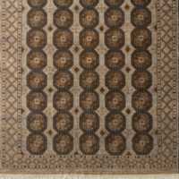 Pascala Hand-Knotted Taupe Wool Rug Swatch 12'x12'