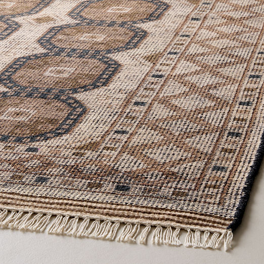 Pascala Hand-Knotted Taupe Wool Area Rug 8'x10'