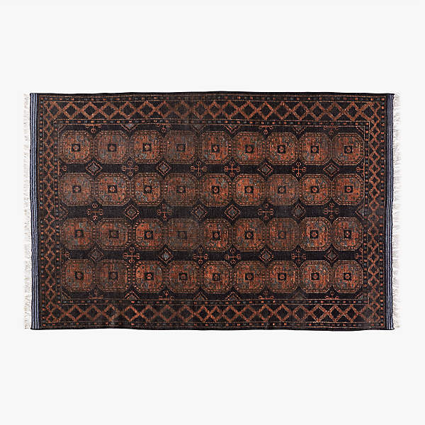 Pascala Morroccan Modern Black Wool Area Rug 6'x9' + Reviews