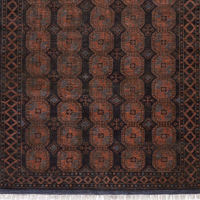 Pascala Hand-Knotted Black Wool Rug Swatch 12"x12" - image 0 of 12