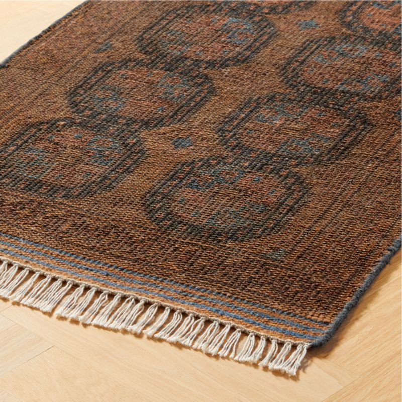 Pascala Moroccan Hand-Knotted Modern Orange Wool Runner Rug 2.5'x8 ...