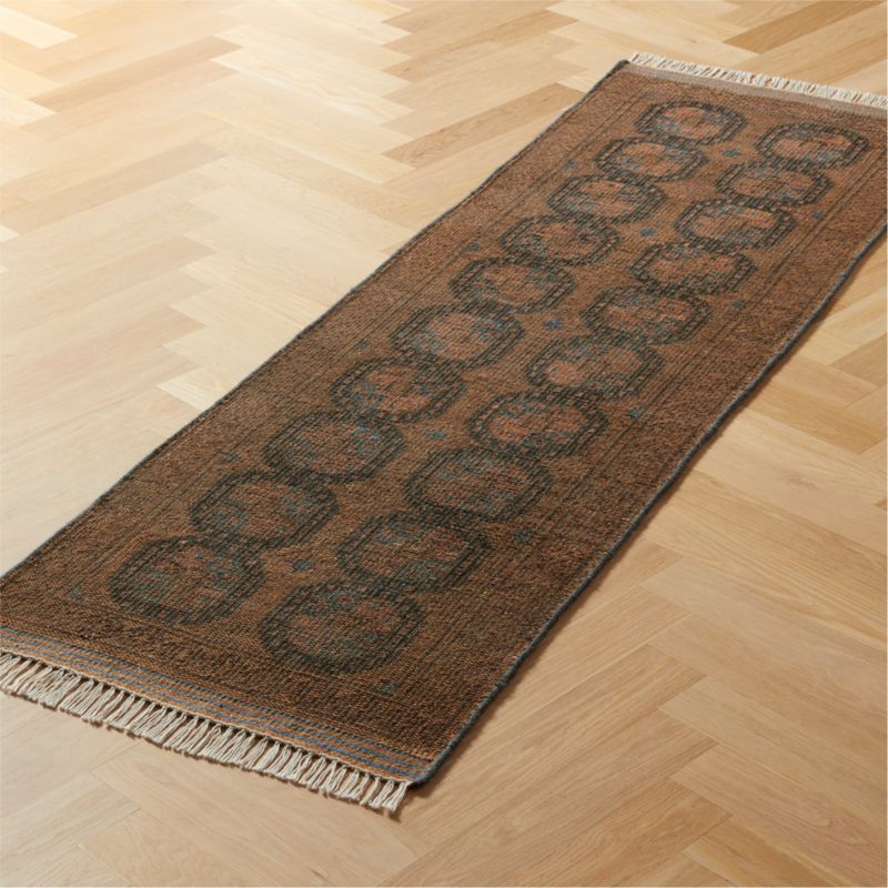 Pascala Hand-Knotted Copper Wool Runner Rug 2.5'x8' - image 2 of 5