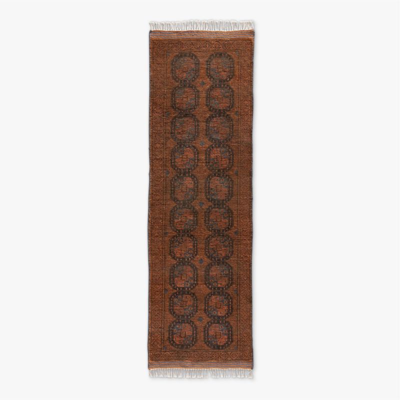 Pascala Hand-Knotted Copper Wool Runner Rug 2.5'x8' - image 0 of 5