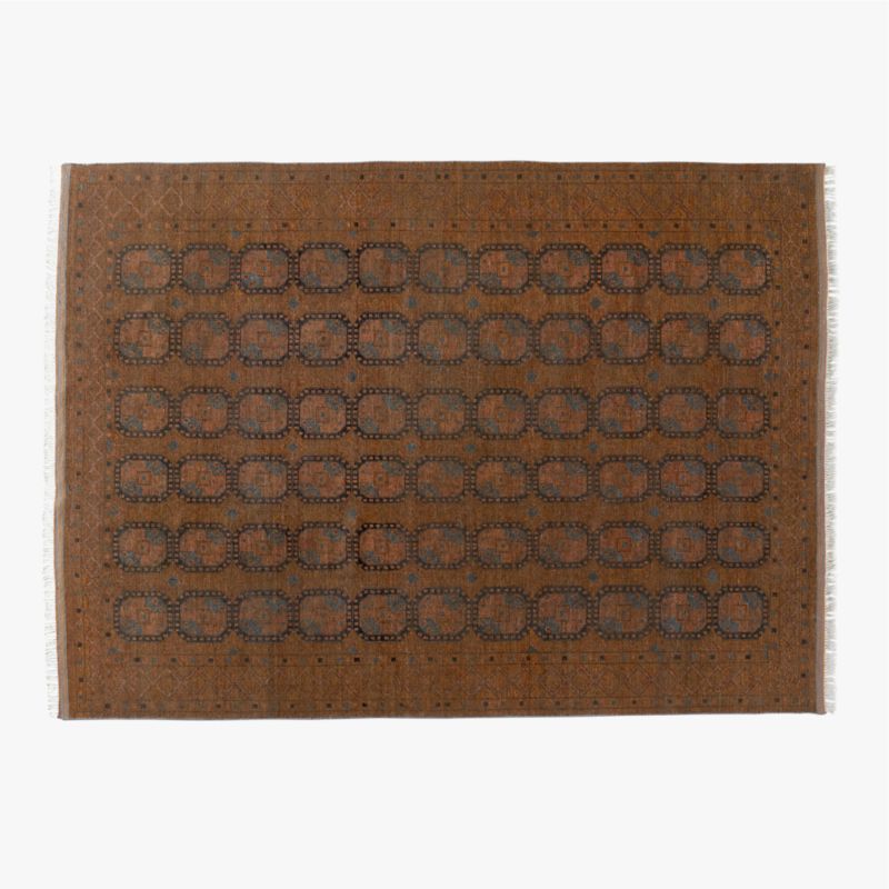 Pascala Moroccan Hand-Knotted Copper Wool Area Rug 10'x14' - image 0 of 6