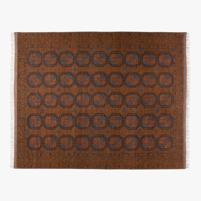 Pascala Hand-Knotted Copper Wool Area Rug 8'x10' - image 0 of 6