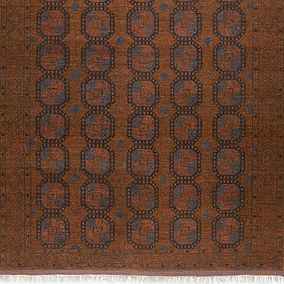 Pascala Hand-Knotted Copper Wool Rug Swatch 12"x12"