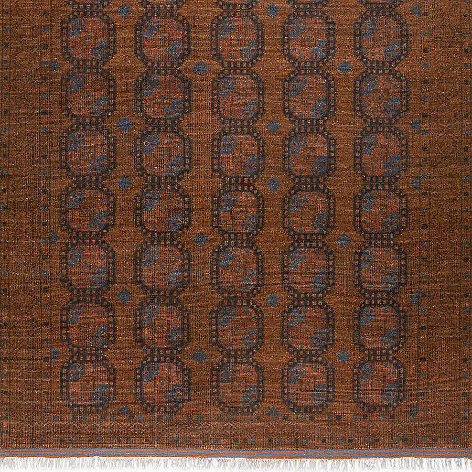 Pascala Hand-Knotted Copper Wool Rug Swatch 12"x12"