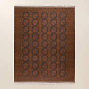 Pascala Hand-Knotted Copper Wool Area Rug 12'x15' + Reviews | CB2