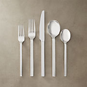 Tower 20-Piece Shiny Silver Flatware Set