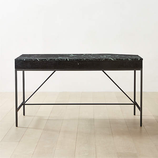 marble desk cb2