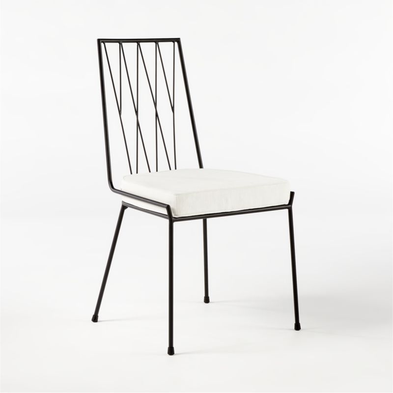 Pavilion Dining Chair with Ivory Sunbrella ® Cushion Model 6150 Set of 2 by Paul McCobb - image 3 of 7