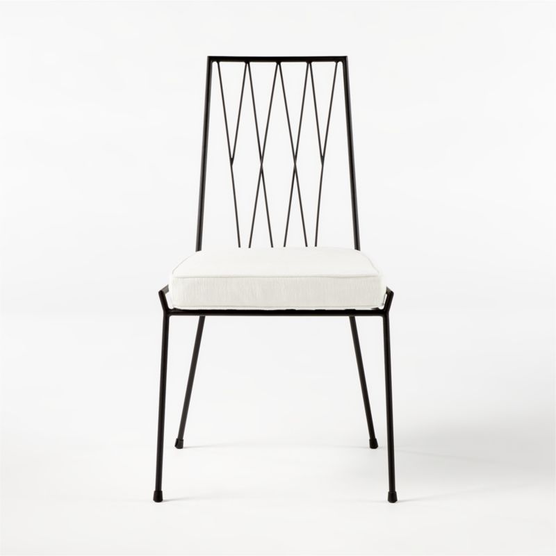 Pavilion Dining Chair with Ivory Sunbrella ® Cushion Model 6150 Set of 2 by Paul McCobb - image 2 of 7