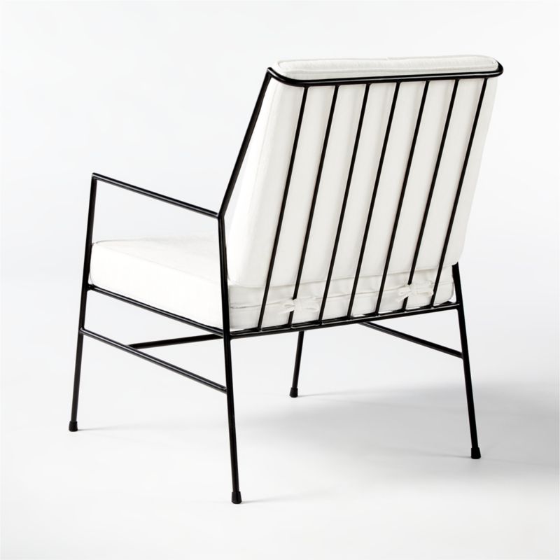 Pavilion Outdoor Lounge Chair with Ivory Sunbrella Cushions Model 6471 by Paul McCobb - image 5 of 7