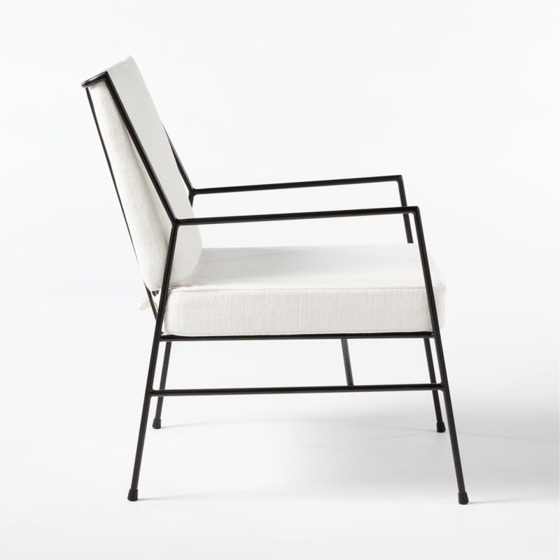 Pavilion Outdoor Lounge Chair with Ivory Sunbrella Cushions Model 6471 by Paul McCobb - image 4 of 7