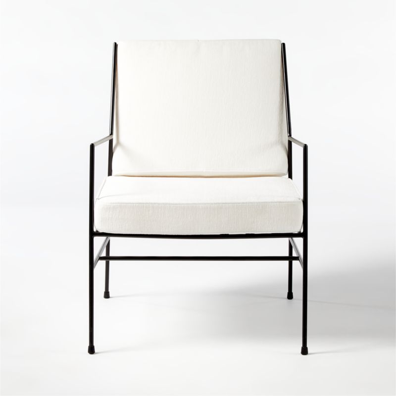 Pavilion Outdoor Lounge Chair with Ivory Sunbrella Cushions Model 6471 by Paul McCobb - image 2 of 7