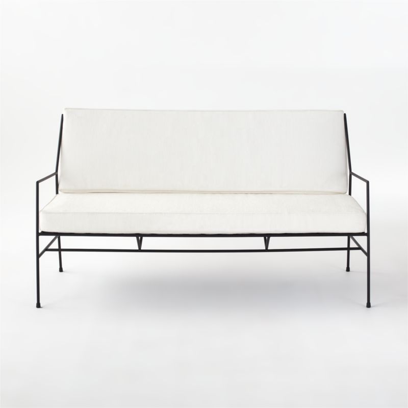 Pavilion 59" Outdoor Sofa With Ivory Sunbrella ® Cushions Model 6490 by Paul McCobb - image 2 of 7