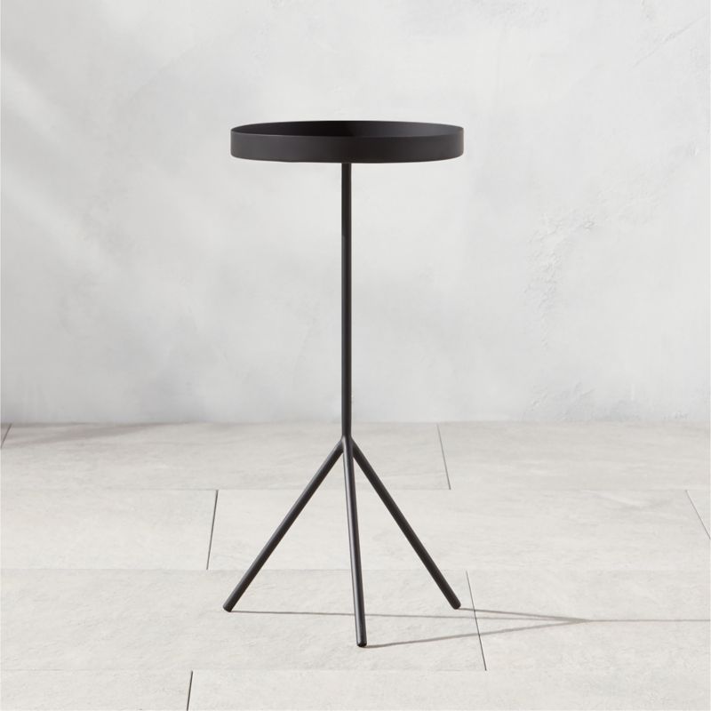 Pavilion Black Cocktail Table/Plant Stand 21.5" by Paul McCobb - image 0 of 6