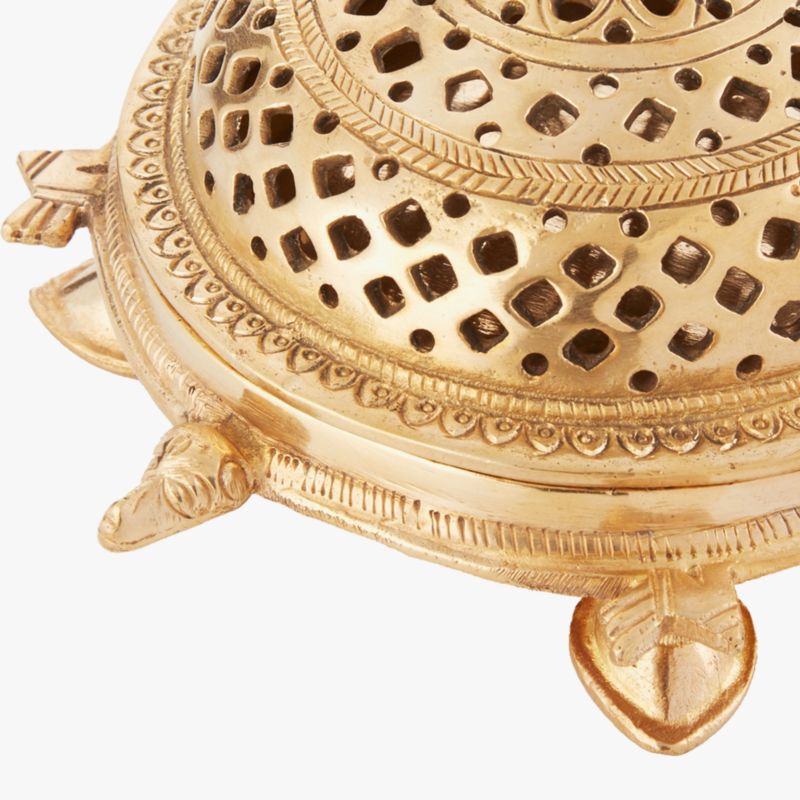 Pavo Brass Incense Holder - image 2 of 5