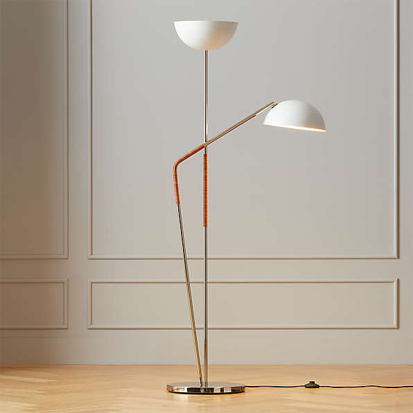 adjustable floor lamps CB2