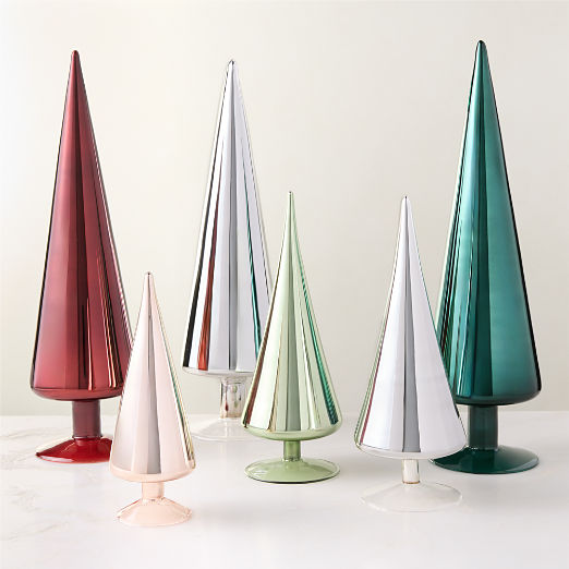 Paz Glass Christmas Tree Figures