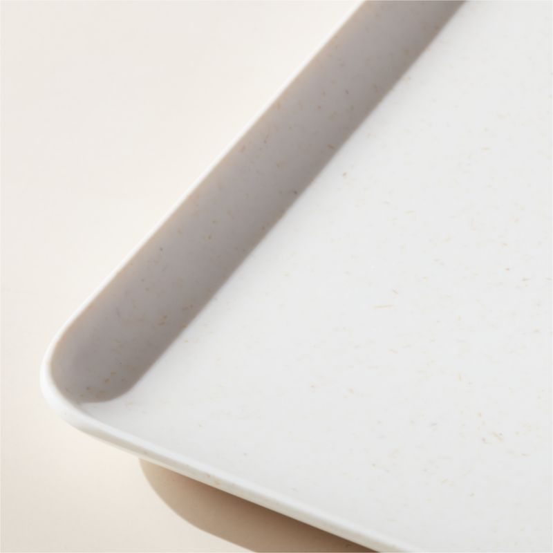 Pebble White Melamine Appetizer Plate - image 1 of 3