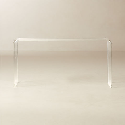 Peekaboo 56" Acrylic Console Table