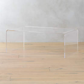 Kaboo 56 Acrylic Console Table, 60 Inch Wide Acrylic Console Table