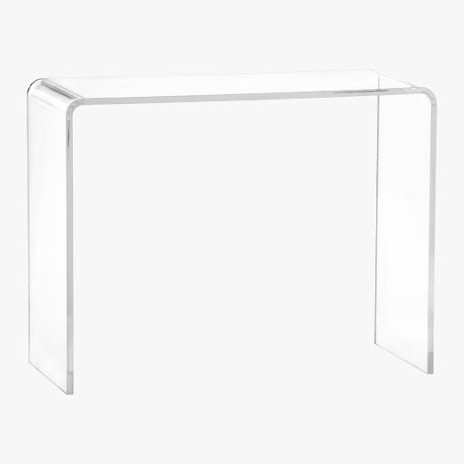 Peekaboo 38" Acrylic Console Table