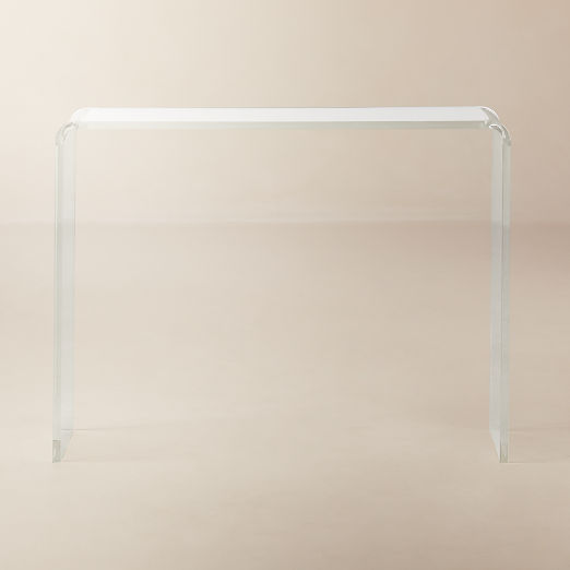 Peekaboo 38" Acrylic Console Table