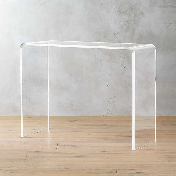 lucite buffet table