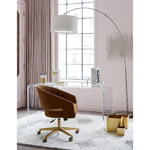 Big Dipper Arc Brushed-Nickel Floor Lamp