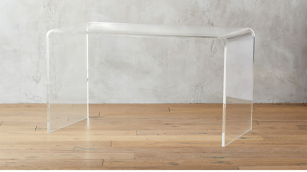 Kaboo Acrylic Desk Reviews Cb2