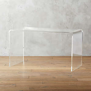 cb2 clear chair