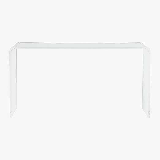 Peekaboo 56" Acrylic Console Table