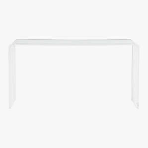 Cb2 glass online console table