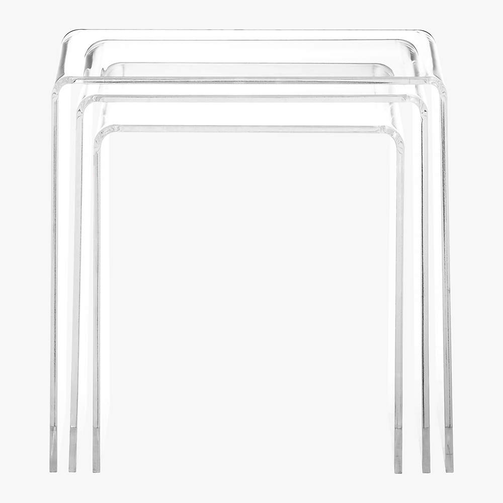 Acrylic nesting best sale tables target