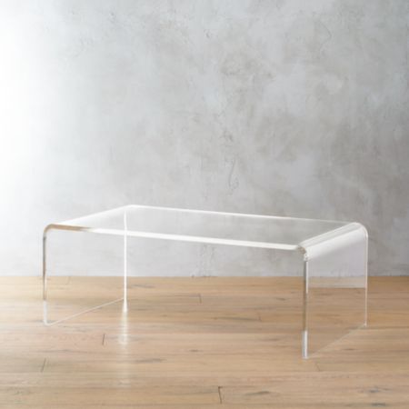 Peekaboo Acrylic Tall Coffee Table