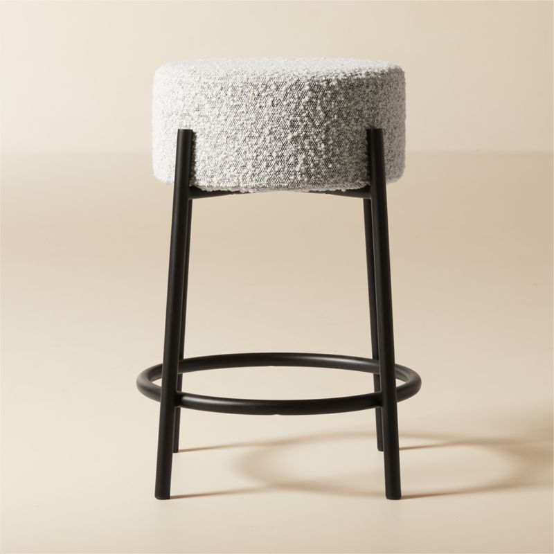 Peg Upholstered Counter Stool - image 0 of 9