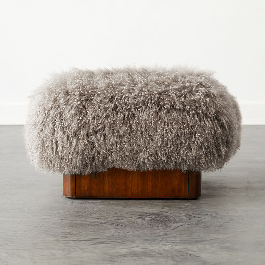 Pelosa Sheepskin Ottoman