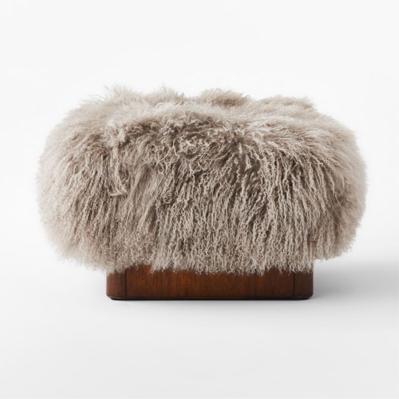 Pelosa Sheepskin Ottoman