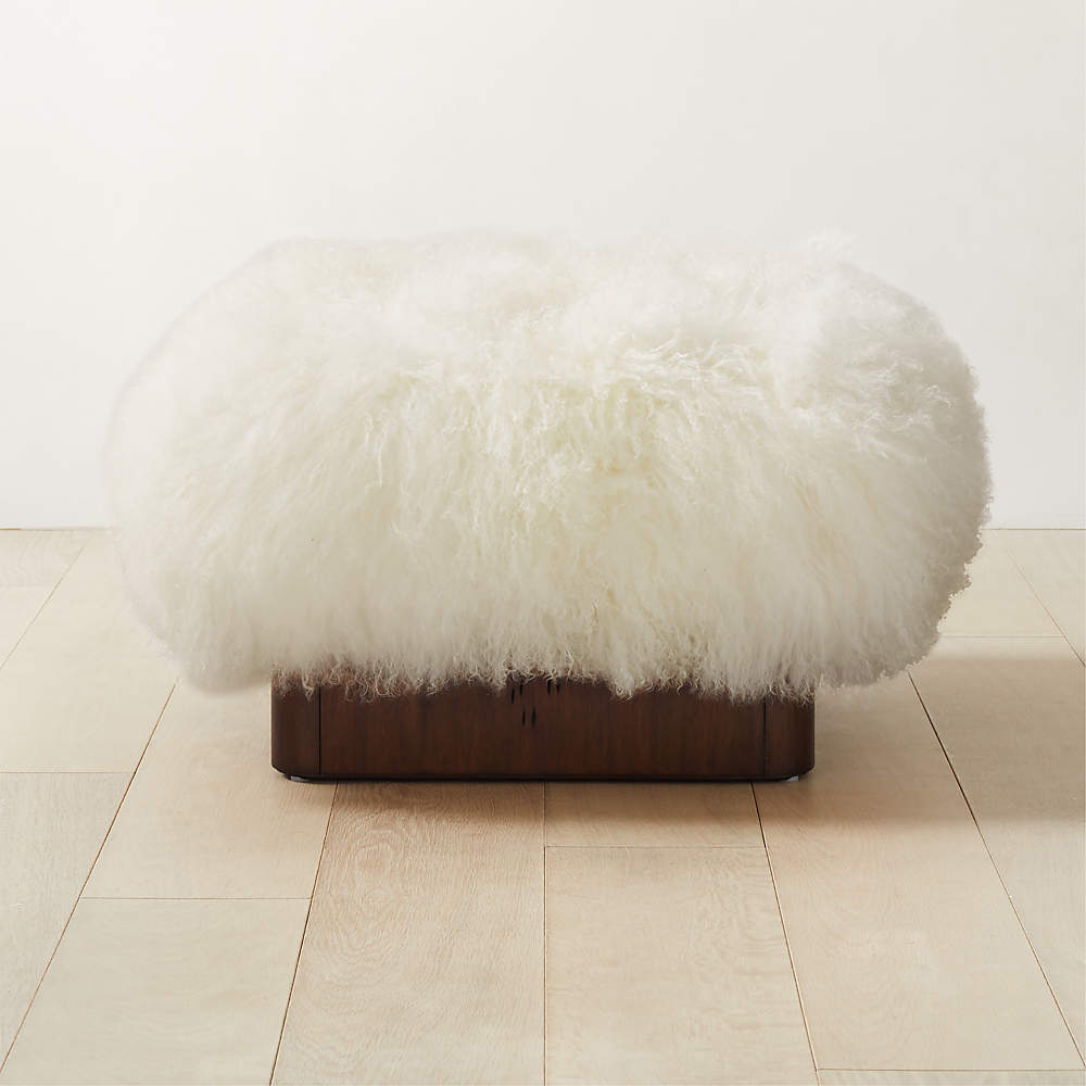 Flow square pouf