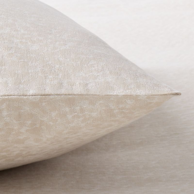 Pena Cool Grey and Warm White Organic Cotton Standard Pillow Shams Set of 2 - image 4 of 7