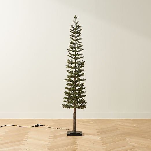 Faux Pencil Pine Christmas Tree 6'