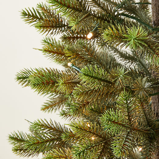 Faux Pencil Pine Christmas Tree 4'