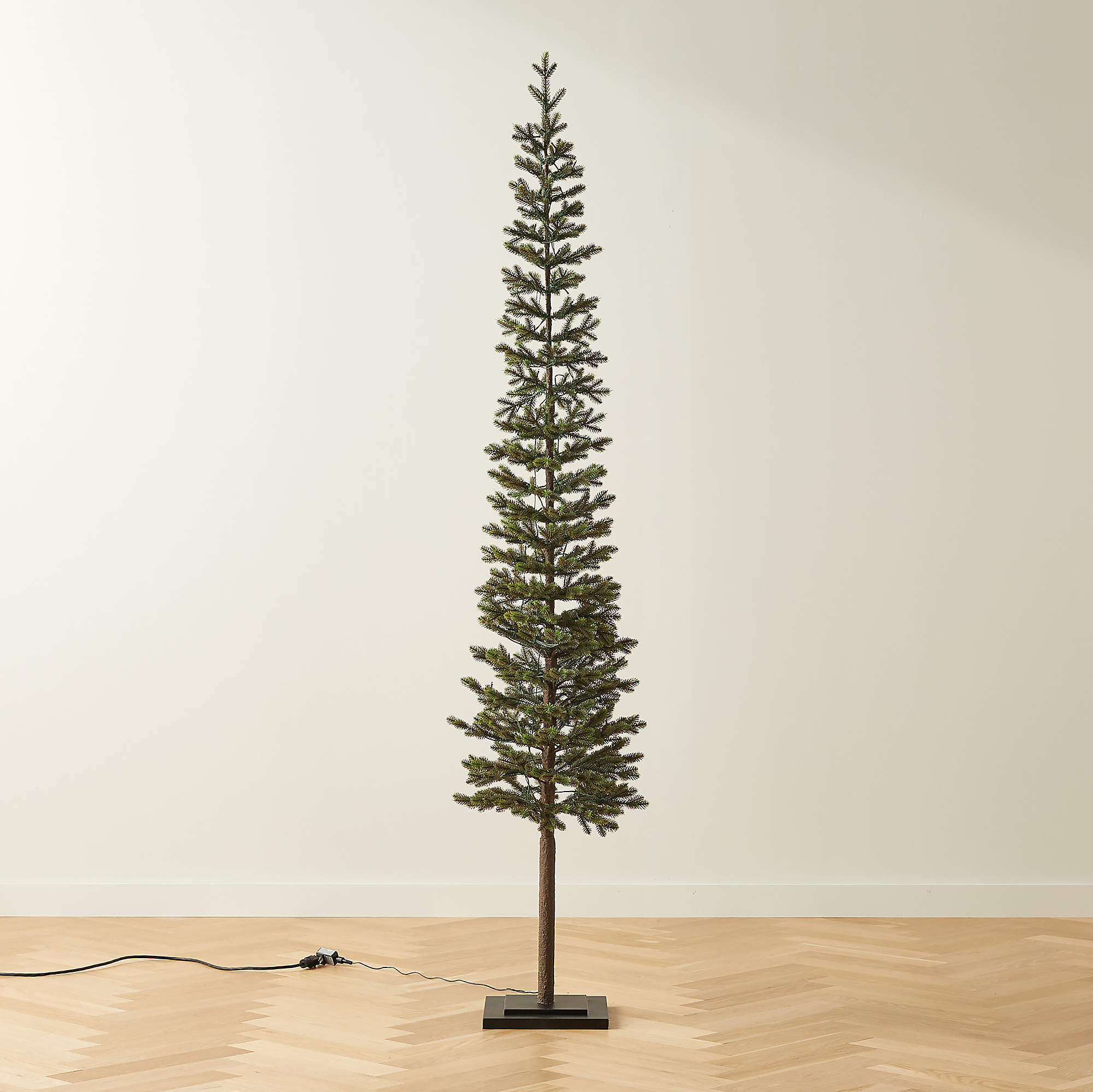 Faux Pencil Pine Christmas Tree 7.5' + Reviews CB2