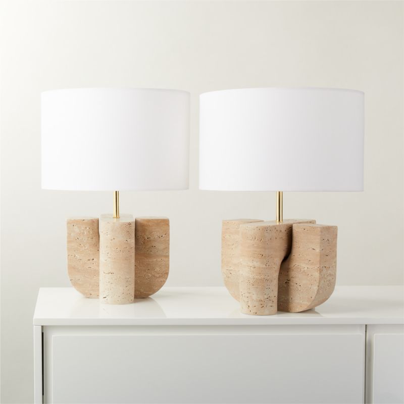 Peniche Travertine Table Lamp - image 4 of 8