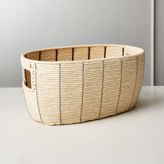 Bathroom Storage Baskets Cb2