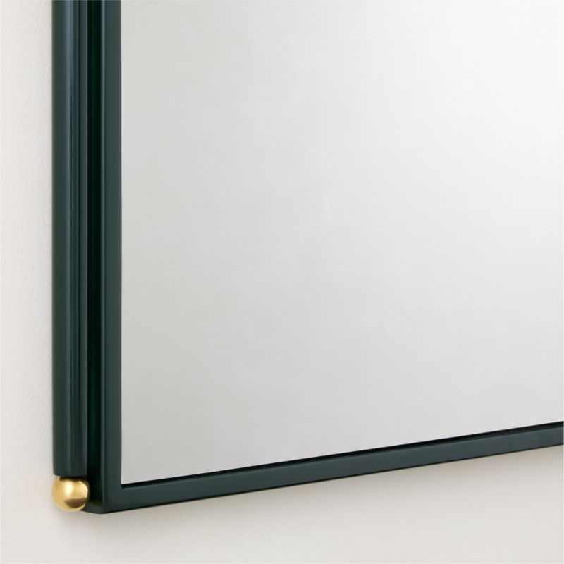Perlet Green Enamel Rectangular Wall Mirror 24"x36" - image 2 of 5