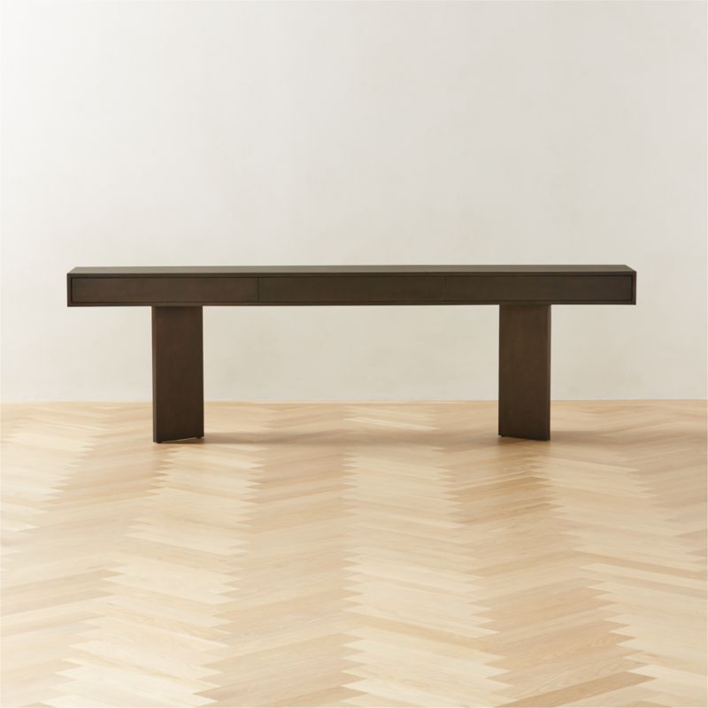 Petro Metal Clad Console Table 92'' - image 0 of 8